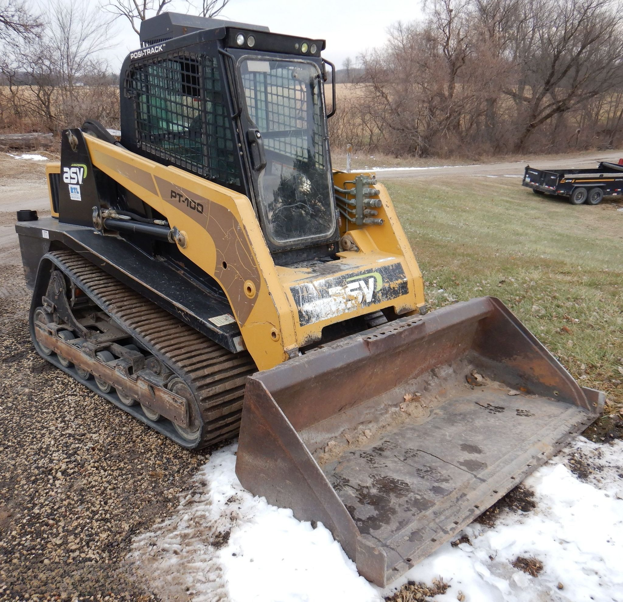 2008 ASV PT-100 Tracked Skid Steer thumbnail 2