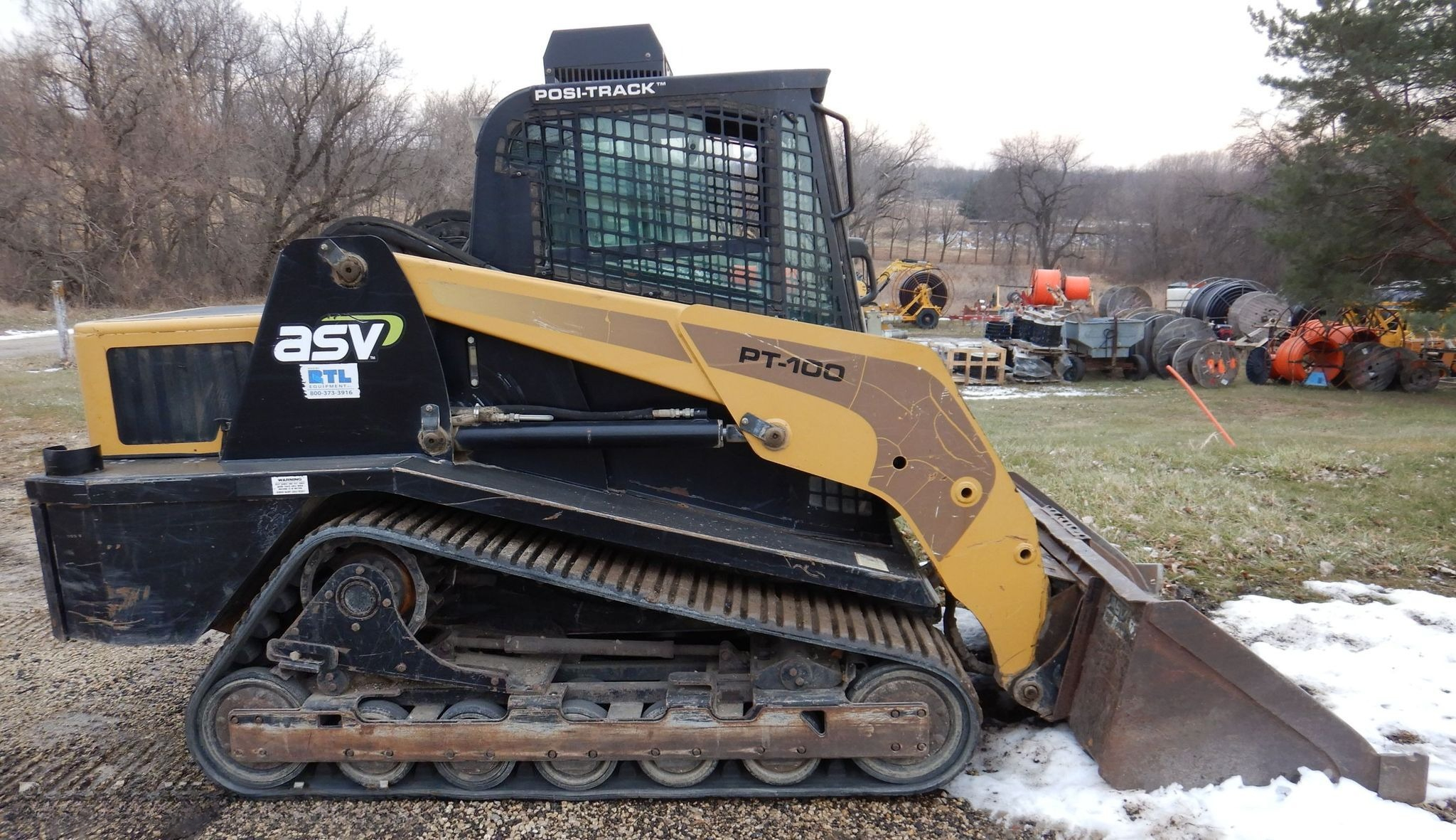 2008 ASV PT-100 Tracked Skid Steer thumbnail 3