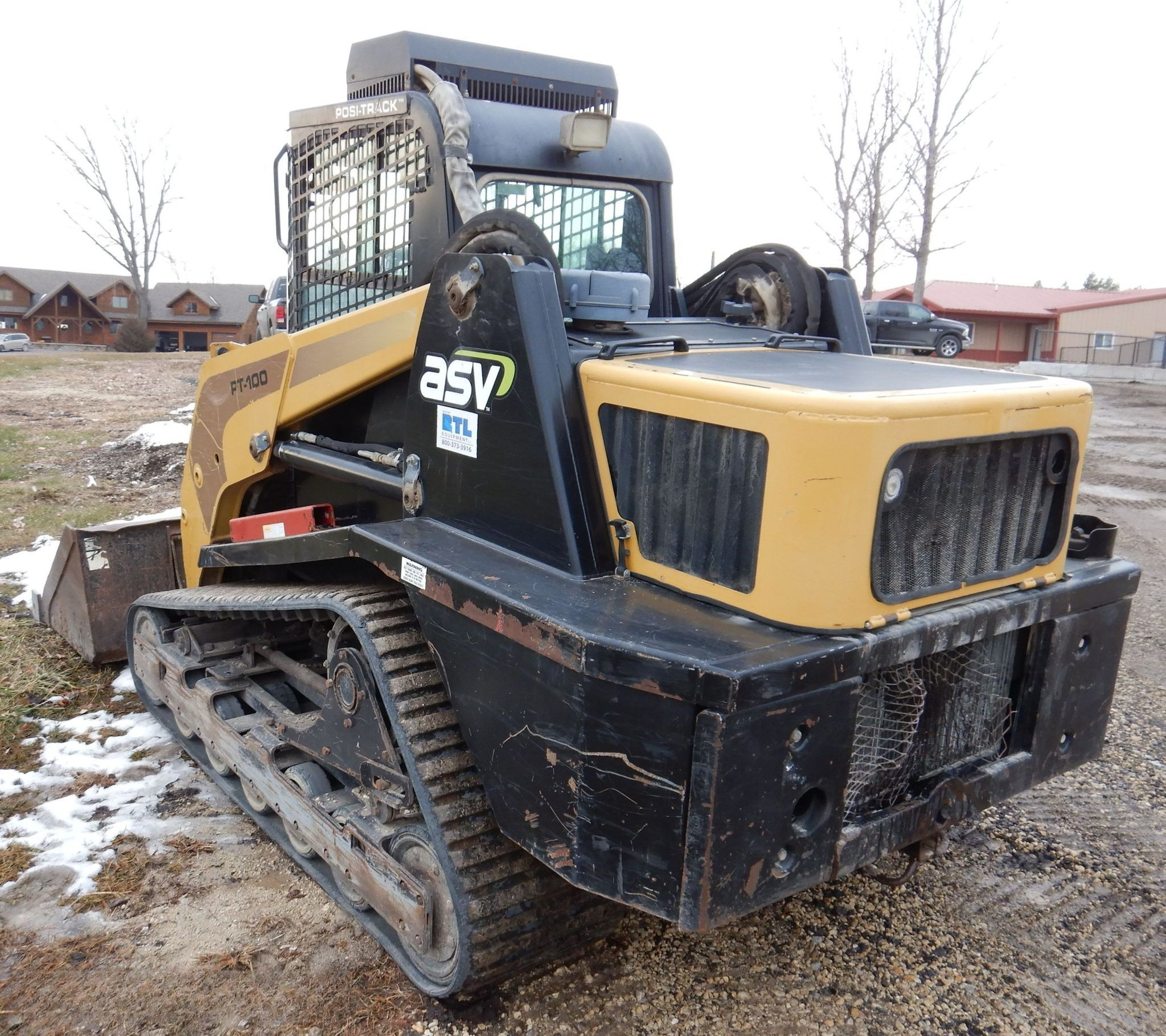 2008 ASV PT-100 Tracked Skid Steer thumbnail 4